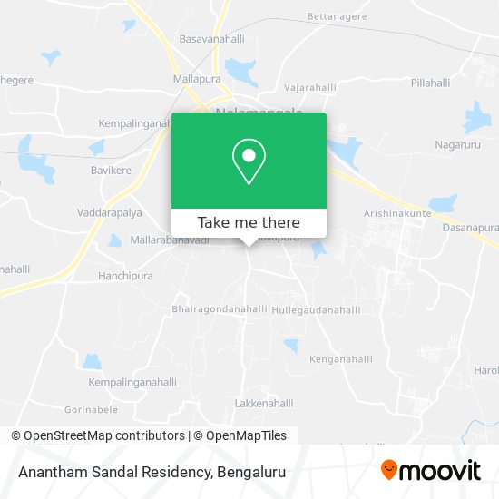 Anantham Sandal Residency map