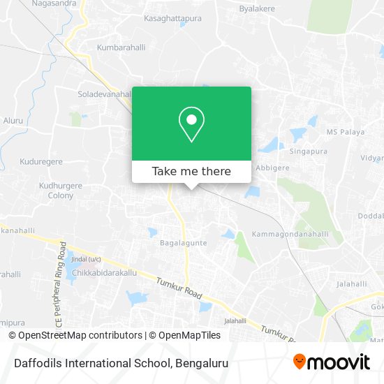 Daffodils International School map