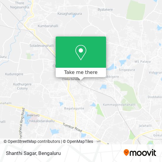 Shanthi Sagar map