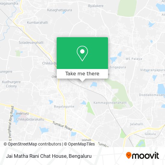 Jai Matha Rani Chat House map