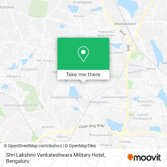 Shri Lakshmi Venkateshwara Military Hotel map