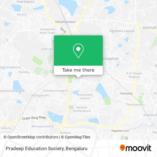 Pradeep Education Society map