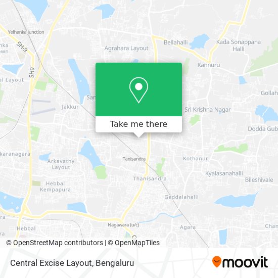 Central Excise Layout map