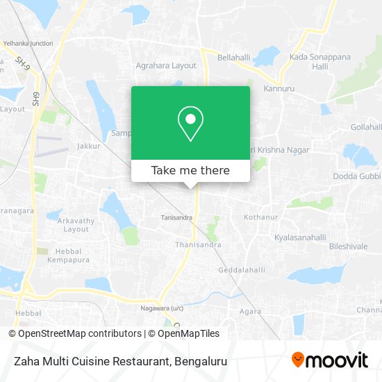 Zaha Multi Cuisine Restaurant map