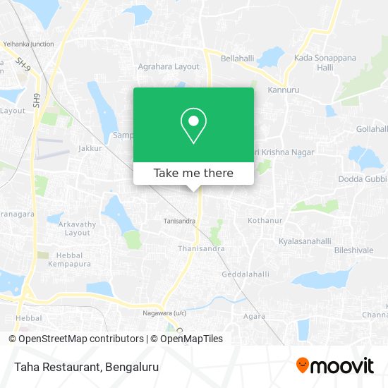 Taha Restaurant map