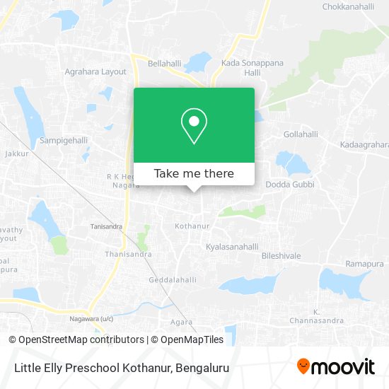 Little Elly Preschool Kothanur map