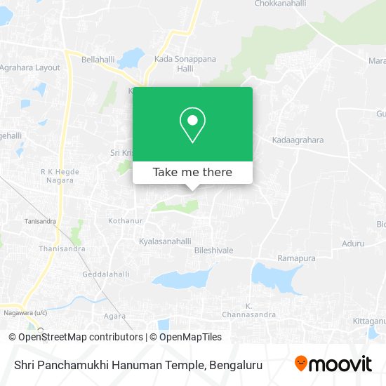 Shri Panchamukhi Hanuman Temple map