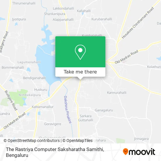 The Rastriya Computer Saksharatha Samithi map