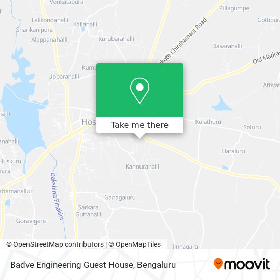 Badve Engineering Guest House map