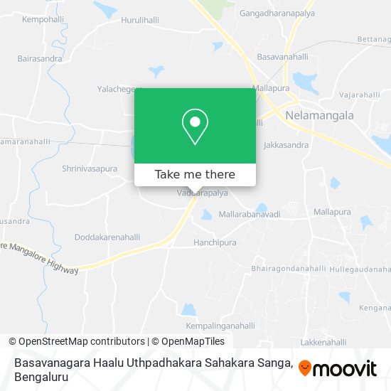 Basavanagara Haalu Uthpadhakara Sahakara Sanga map