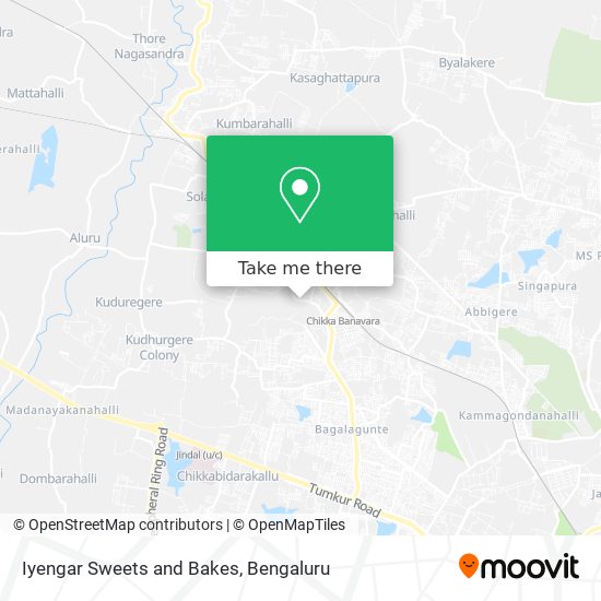 Iyengar Sweets and Bakes map