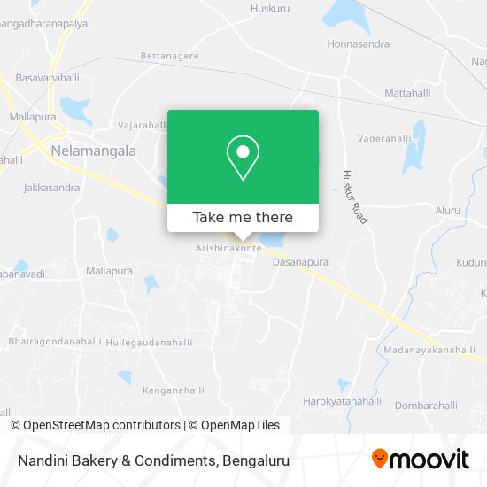 Nandini Bakery & Condiments map