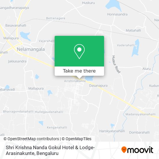 Shri Krishna Nanda Gokul Hotel & Lodge-Arasinakunte map