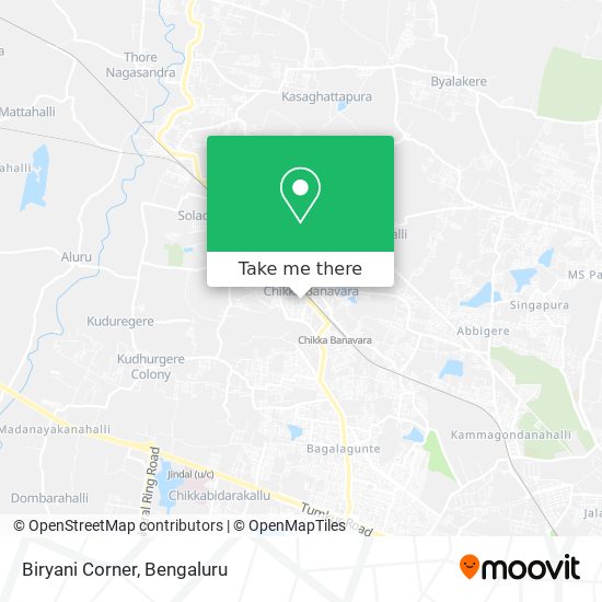 Biryani Corner map