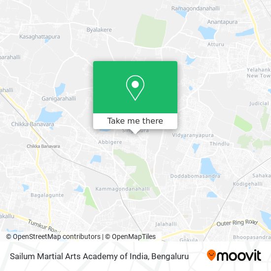 Sailum Martial Arts Academy of India map