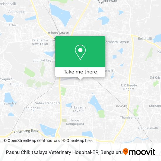 Pashu Chikitsalaya Veterinary Hospital-ER map
