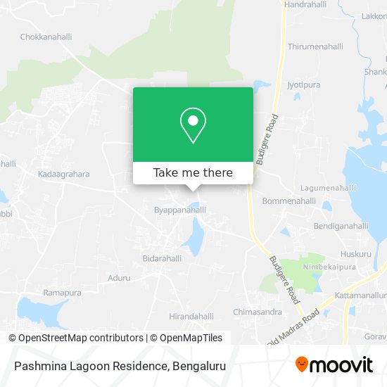 Pashmina Lagoon Residence map