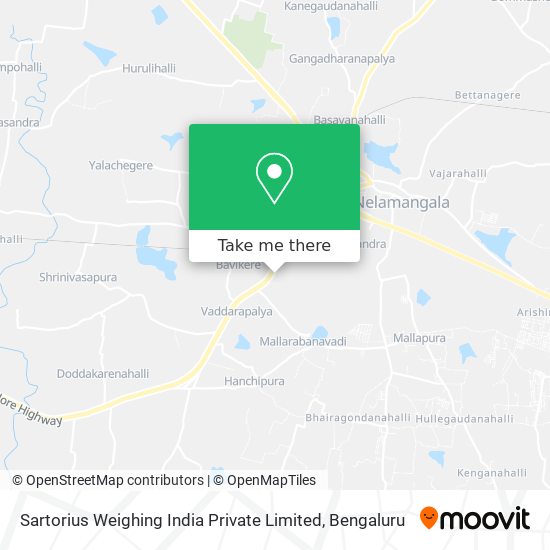 Sartorius Weighing India Private Limited map
