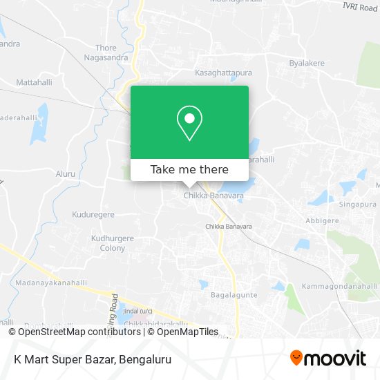 K Mart Super Bazar map