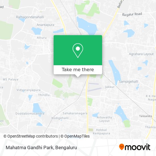 Mahatma Gandhi Park map