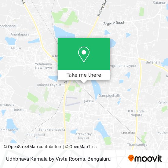 Udhbhava Kamala by Vista Rooms map