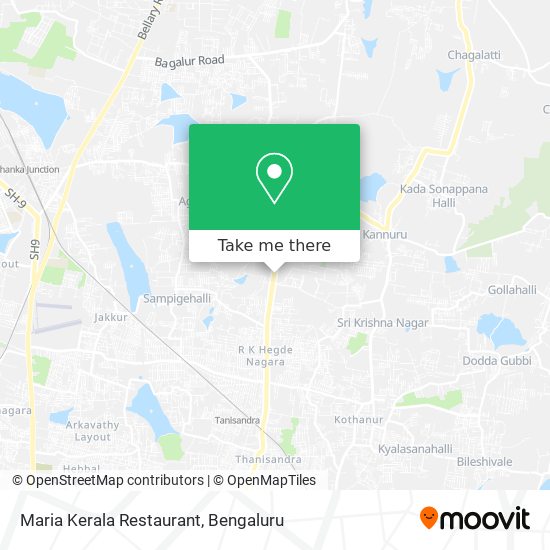 Maria Kerala Restaurant map