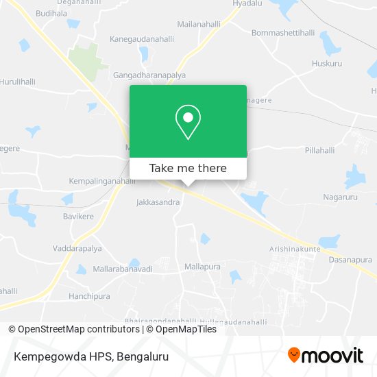 Kempegowda HPS map