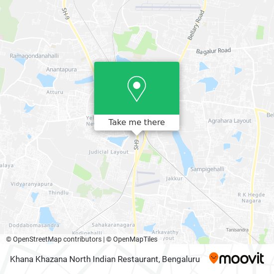 Khana Khazana North Indian Restaurant map