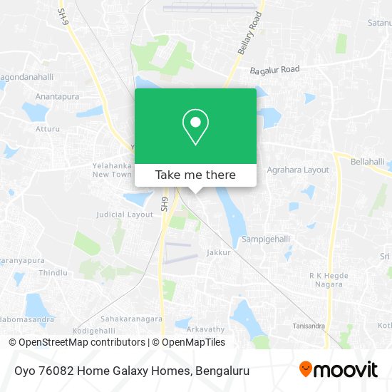 Oyo 76082 Home Galaxy Homes map