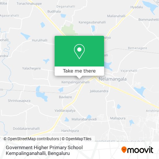 Government Higher Primary School Kempalinganahalli map