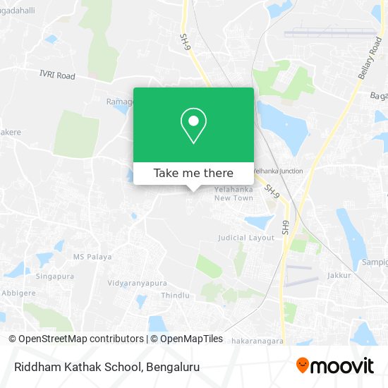 Riddham Kathak School map