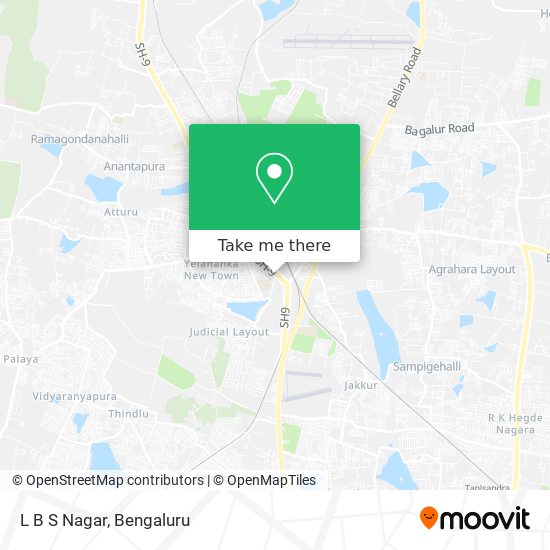 L B S Nagar map