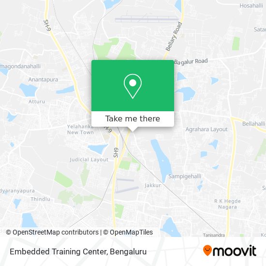 Embedded Training Center map