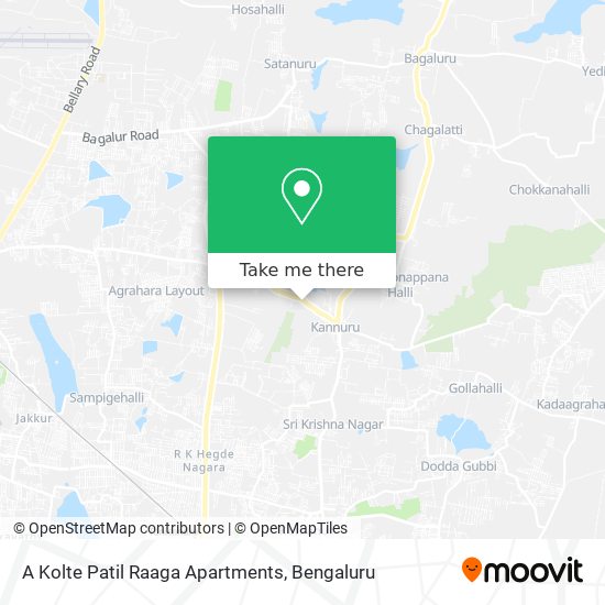 A Kolte Patil Raaga Apartments map