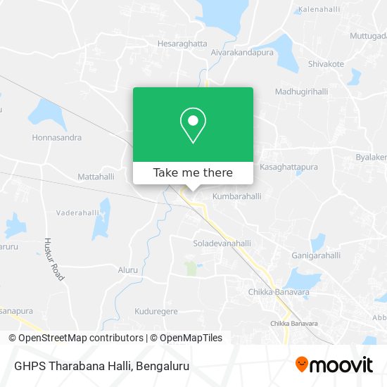 GHPS Tharabana Halli map