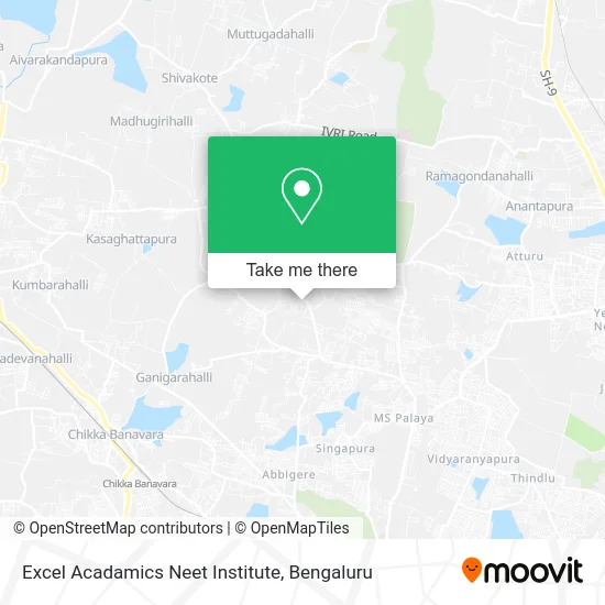 Excel Acadamics Neet Institute map