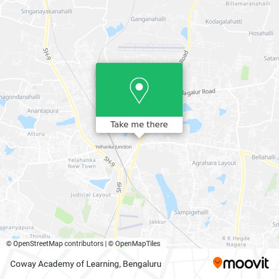 Coway Academy of Learning map