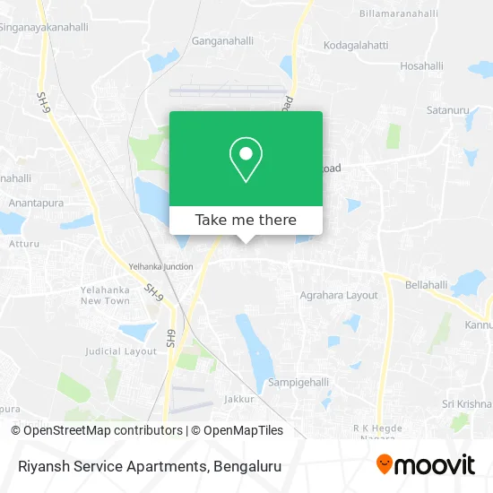 Riyansh Service Apartments map
