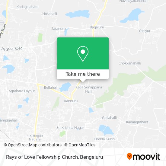 Rays of Love Fellowship Church map
