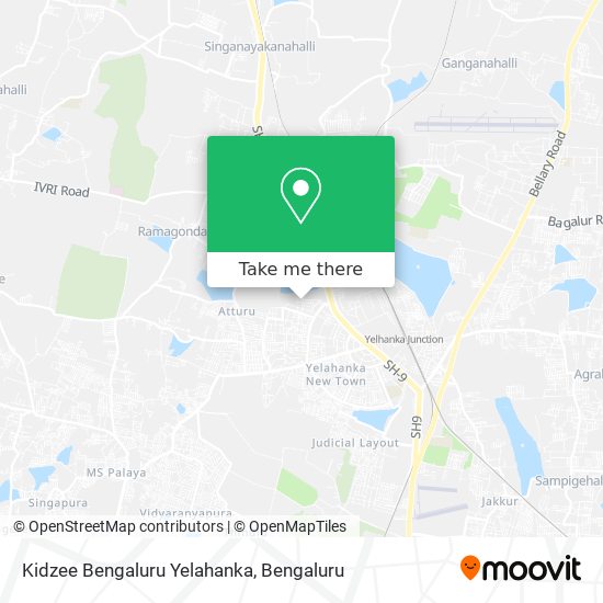 Kidzee Bengaluru Yelahanka map
