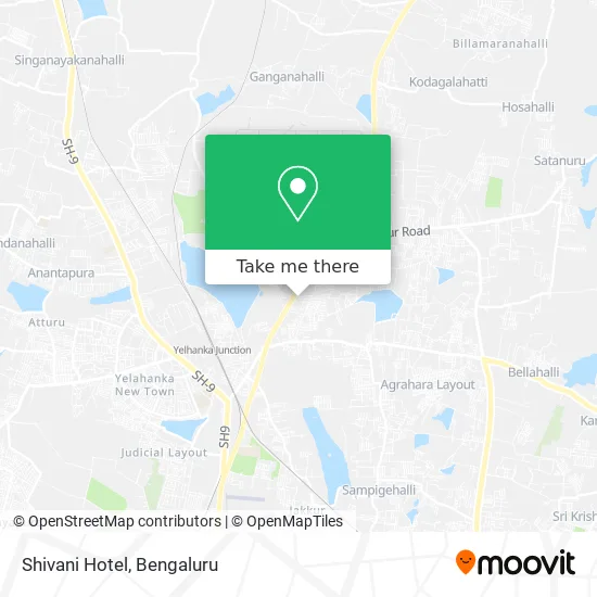 Shivani Hotel map