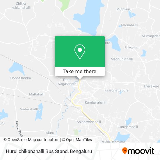 Hurulichikanahalli Bus Stand map