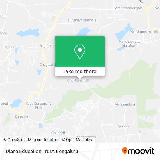 Diana Education Trust map