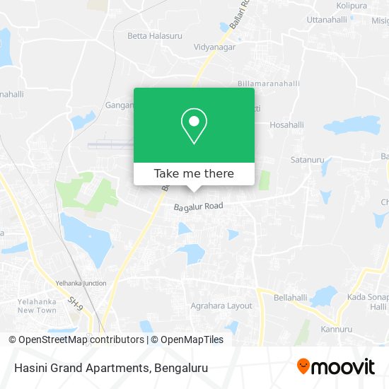 Hasini Grand Apartments map