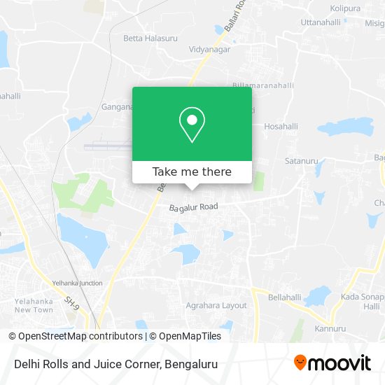 Delhi Rolls and Juice Corner map