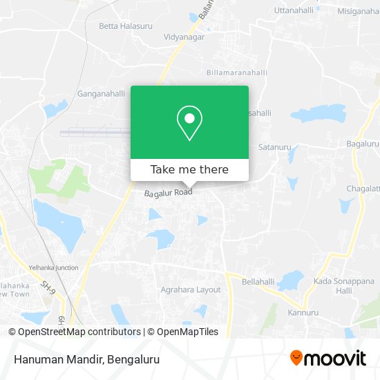 Hanuman Mandir map