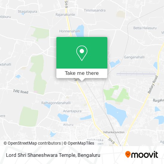 Lord Shri Shaneshwara Temple map