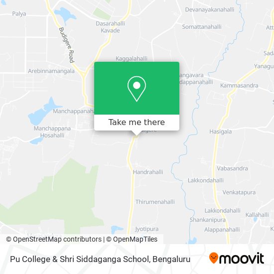 Pu College & Shri Siddaganga School map