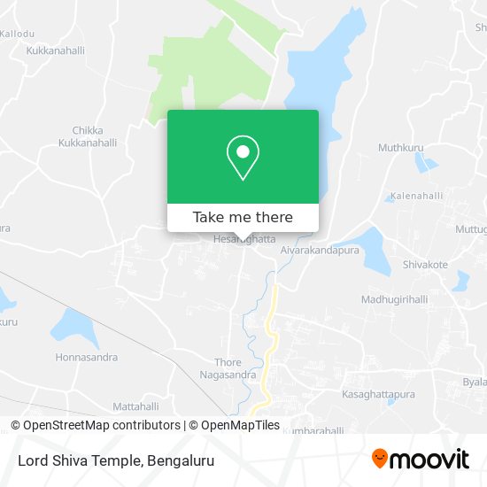 Lord Shiva Temple map