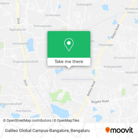 Galileo Global Campus-Bangalore map
